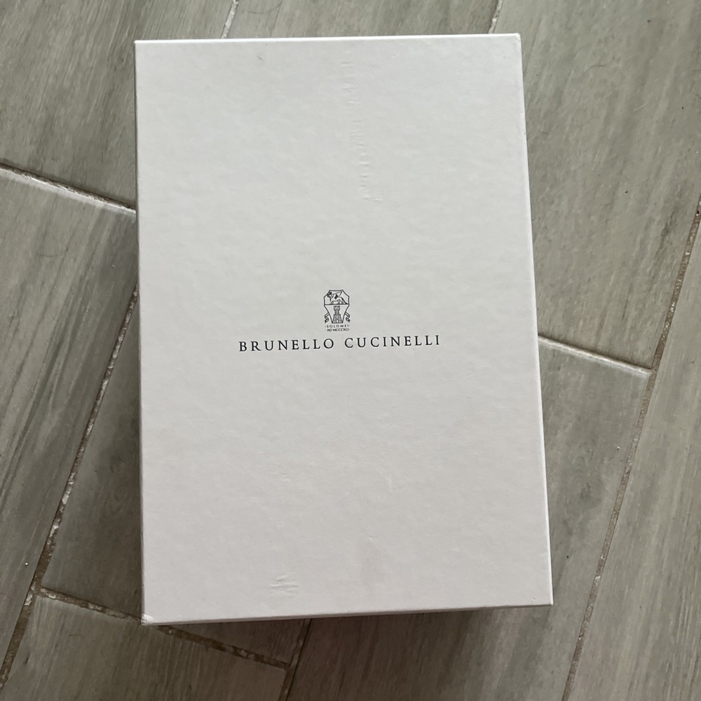 Brunello Cucinelli shoe box empty white  Mens